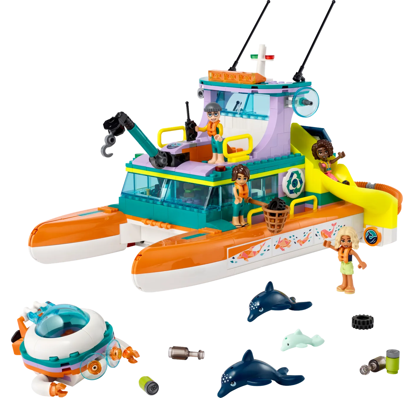 Dans le même style que le LEGO Bateau de sauvetage en mer (41734-1) | Brick Broker