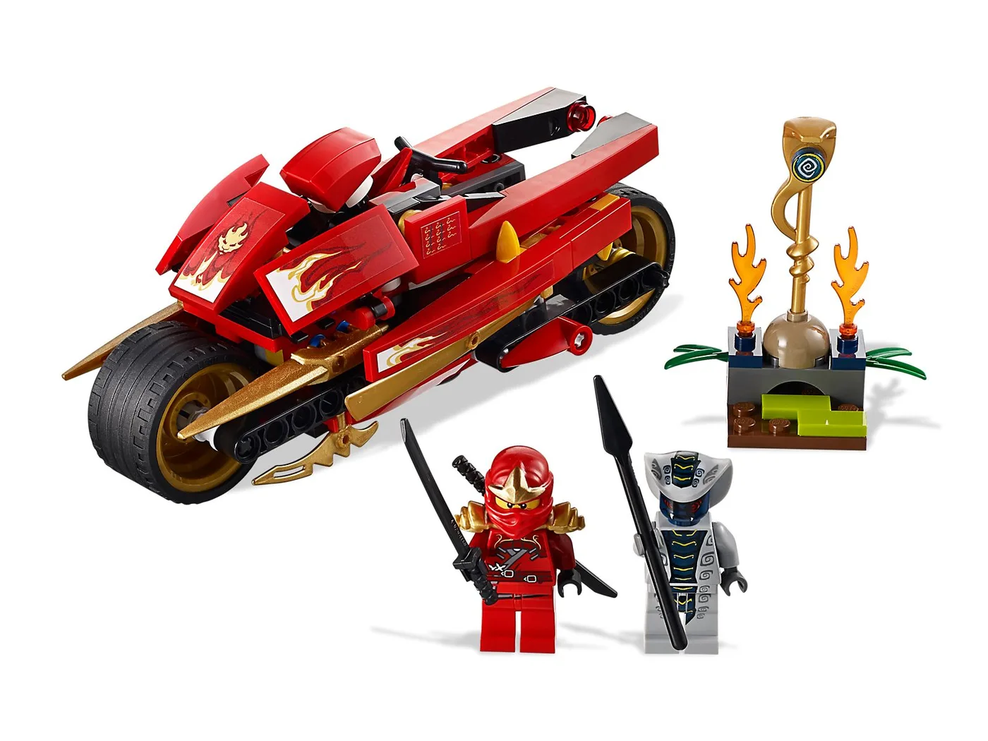 Dans le même style que le LEGO La Moto Lame de Kai (9441-1) | Brick Broker