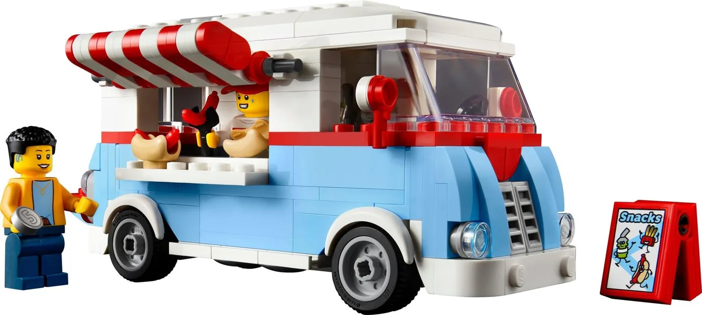 Dans le même style que le LEGO Camion de nourriture rétro (40681-1) | Brick Broker