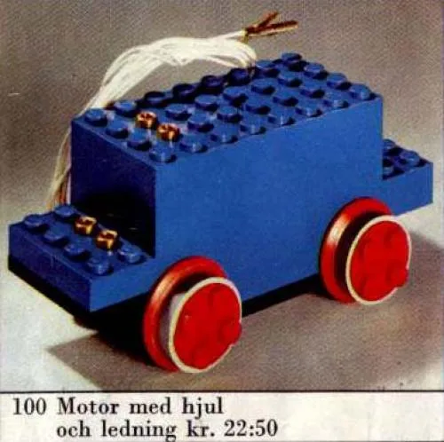 Dans le même style que le LEGO Moteur 4.5V avec roues (petite version) (100-1) | Brick Broker
