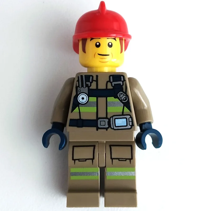 Bob, Dark Tan Fire Suit, Red Helmet — dans quels sets LEGO ? (fig-011222) | Brick Broker