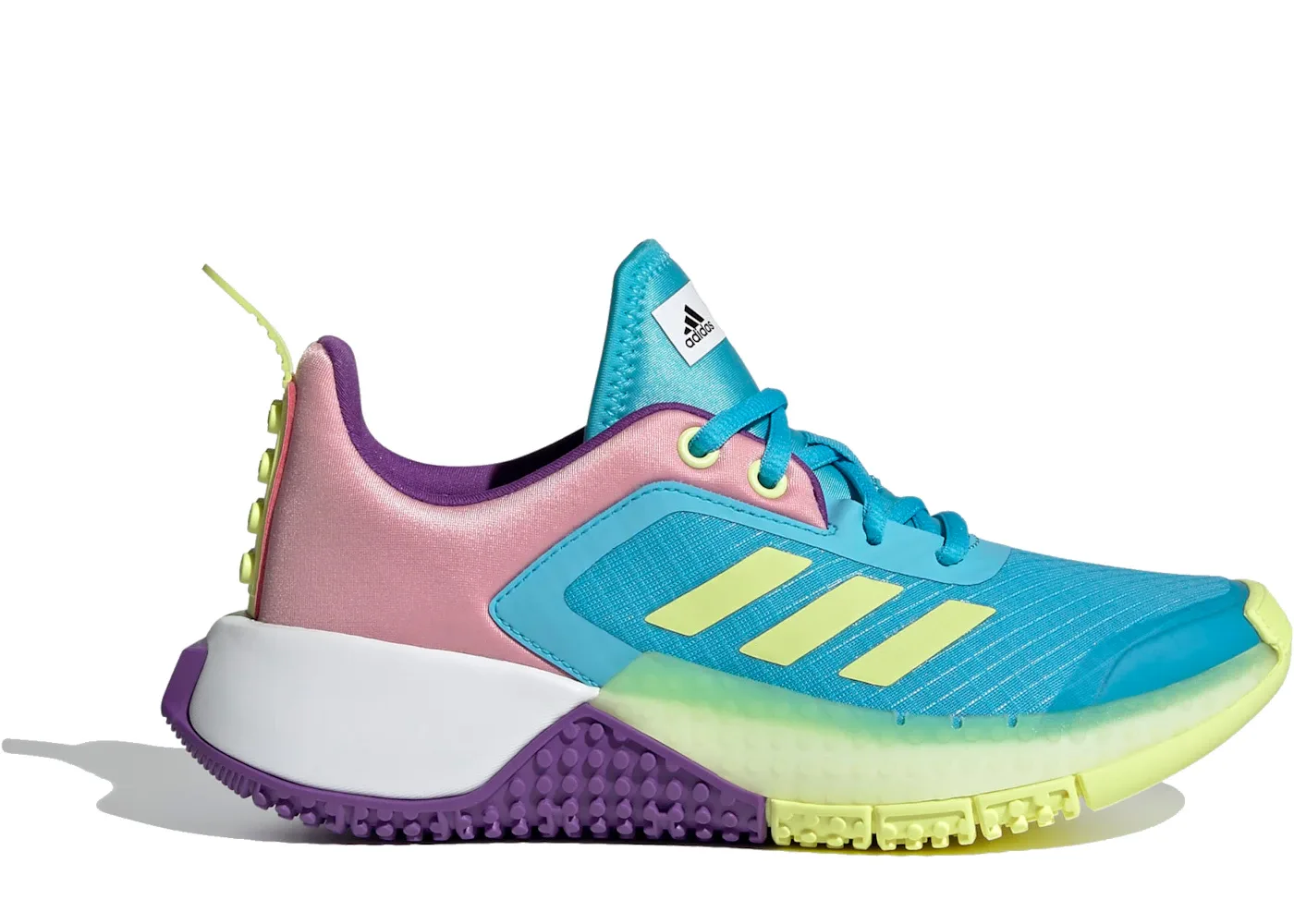 Dans le même style que le LEGO adidas Sport x LEGO (Cyan vif) - Chaussures pour enfants (FZ0401-1) | Brick Broker