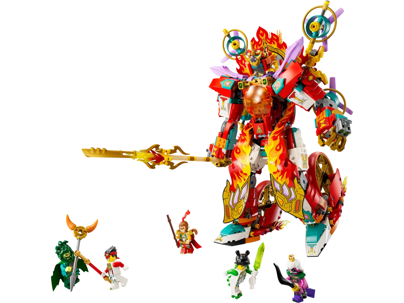Dans le même style que le LEGO Mécano de Nezha : Anneau de Feu (80057-1) | Brick Broker