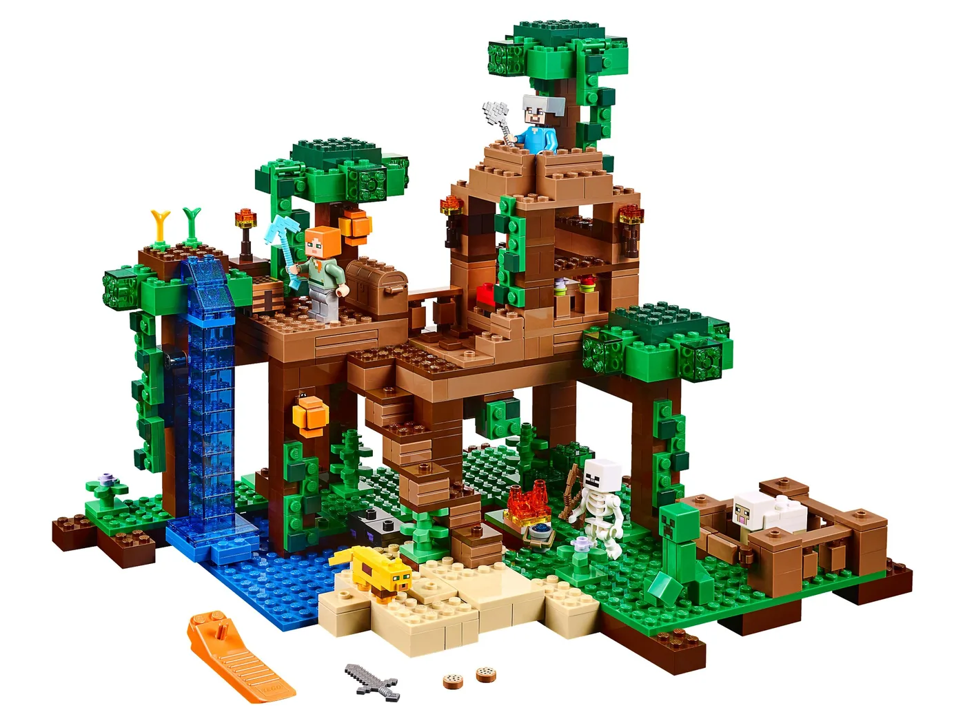 Dans le même style que le LEGO La maison dans l'arbre de la jungle (21125-1) | Brick Broker
