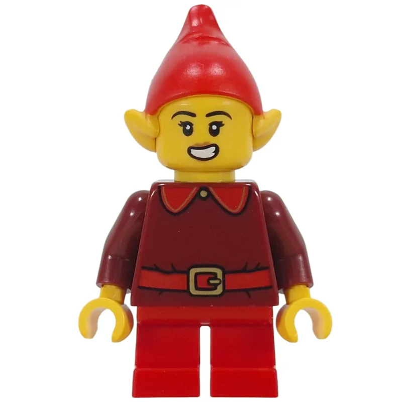 Elf - Dark Red Torso, Red Legs — dans quels sets LEGO ? (fig-018103) | Brick Broker