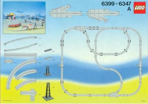 Dans le même style que le LEGO Rails d'accessoires pour monorail (6347-1) | Brick Broker
