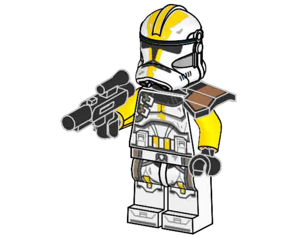 Dans le même style que le LEGO Soldat clone du 327e corps d'armée (L0002238-1) | Brick Broker