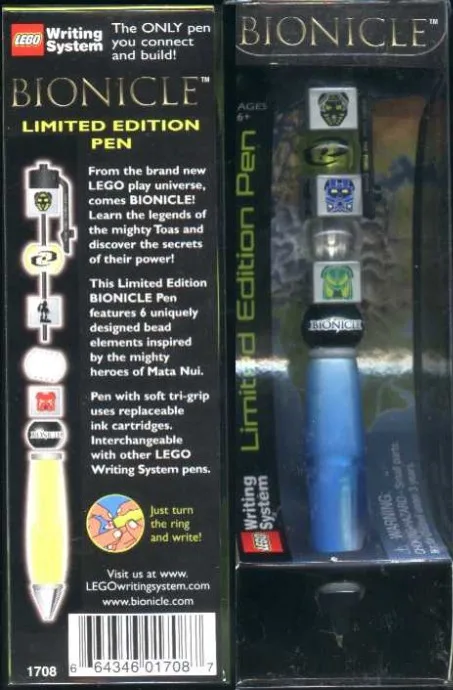 Dans le même style que le LEGO Stylo Bionicle Édition Limitée (1708-2) | Brick Broker
