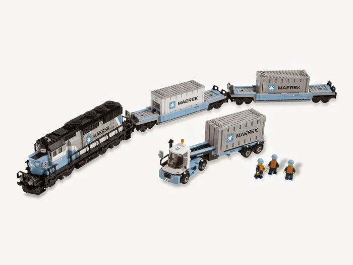 LEGO 10219 Train de conteneurs Maersk - prix | Brick Broker
