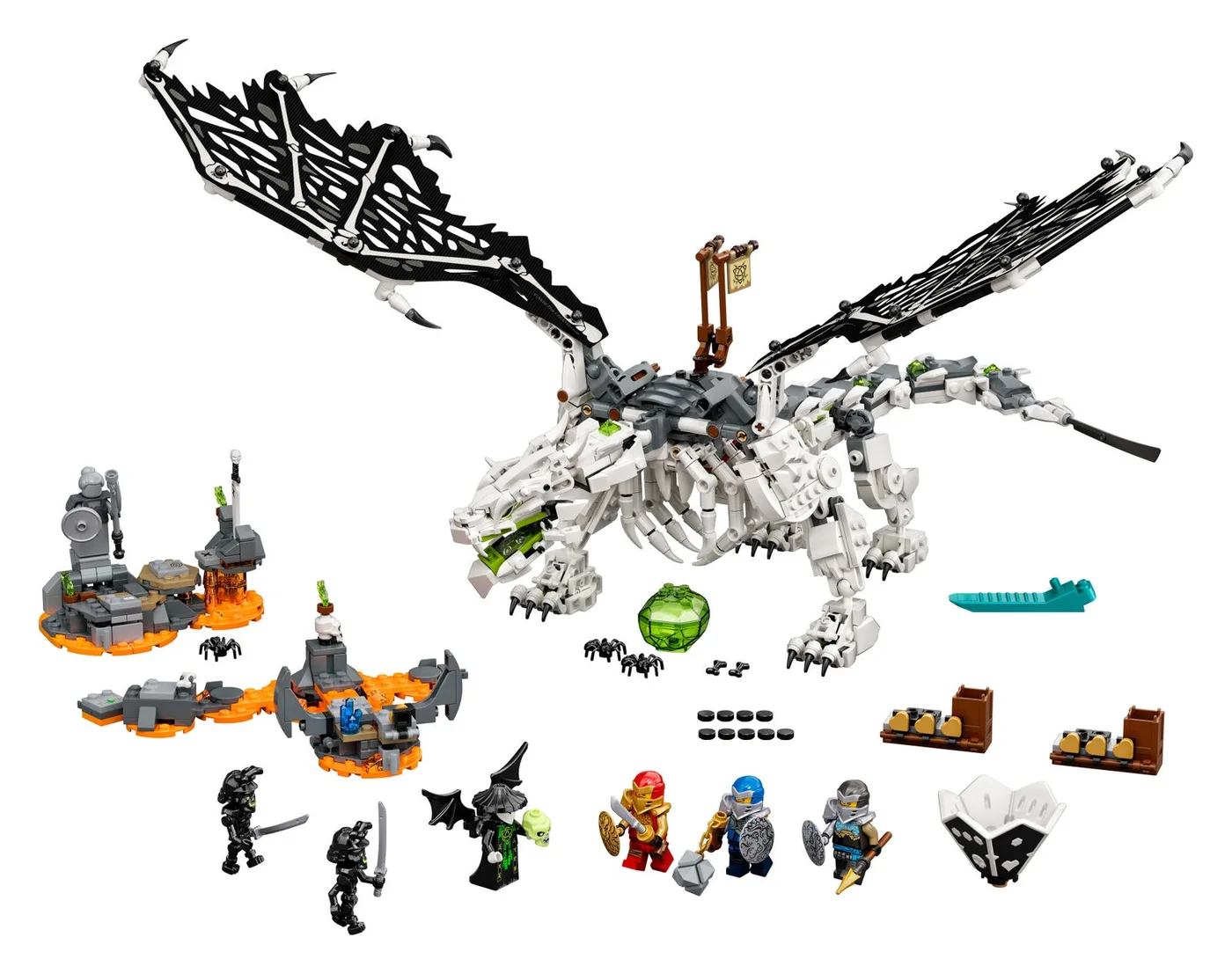 Dans le même style que le LEGO Le dragon du Sorcier au crâne (71721-1) | Brick Broker