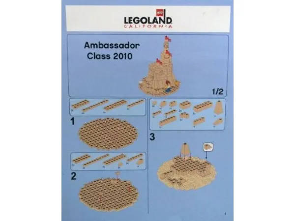 Dans le même style que le LEGO Château de sable - Classe Ambassadeur 2010 (Pass exclusif LLCA Ambassador) (LLCA52-1) | Brick Broker