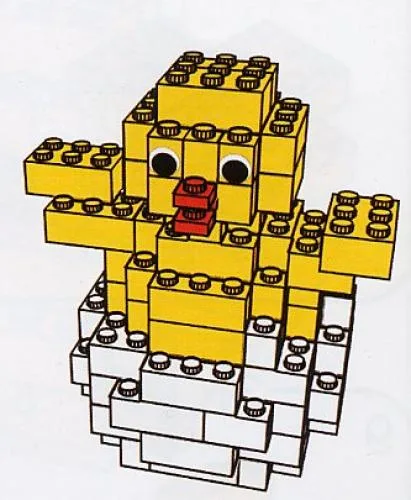 Dans le même style que le LEGO Poussin de Pâques dans un œuf (4212847-1) | Brick Broker