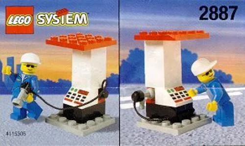 Dans le même style que le LEGO Employé de station-service et pompe (2887-1) | Brick Broker