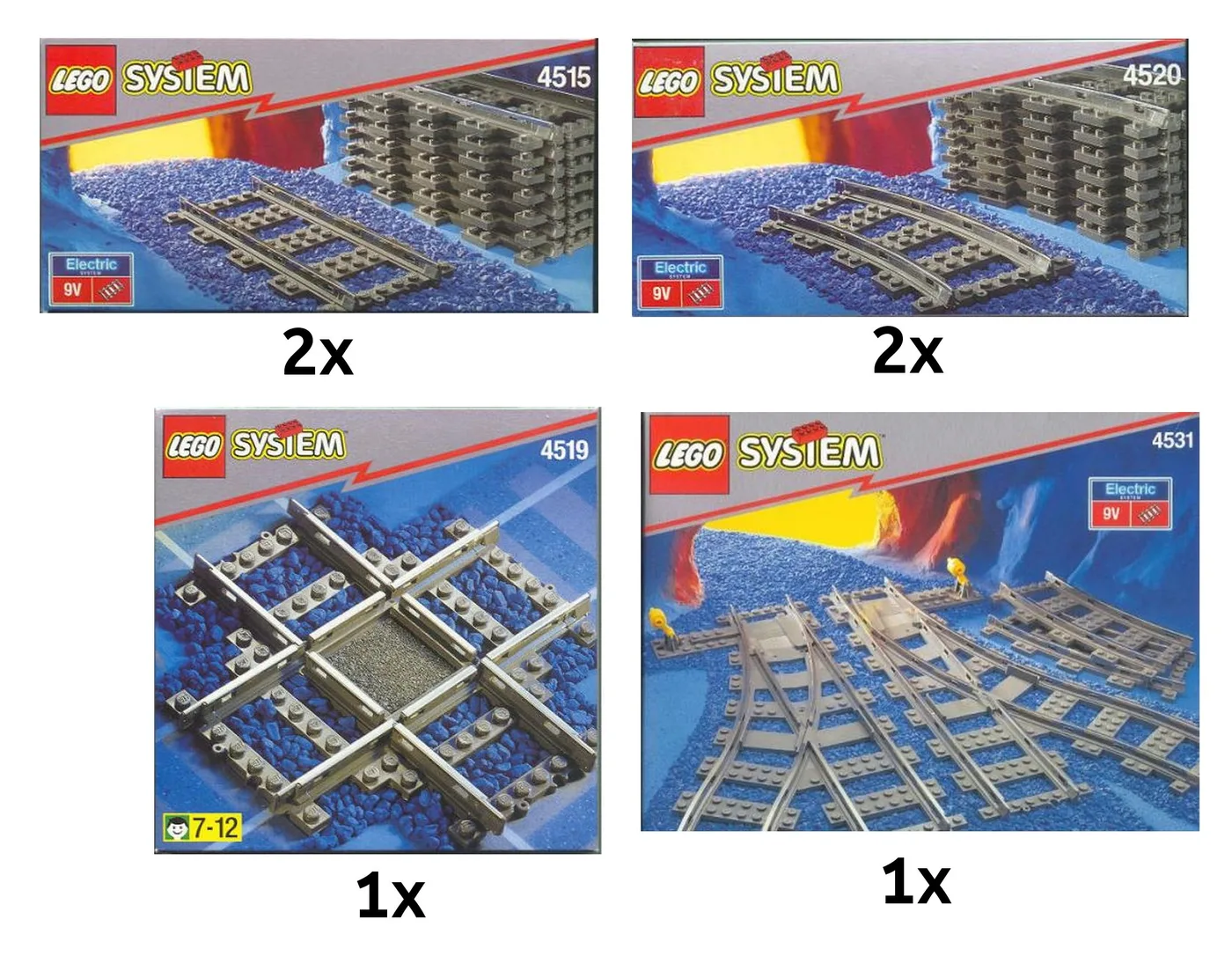 Dans le même style que le LEGO Kit de Voie Croisée (K4519-1) | Brick Broker