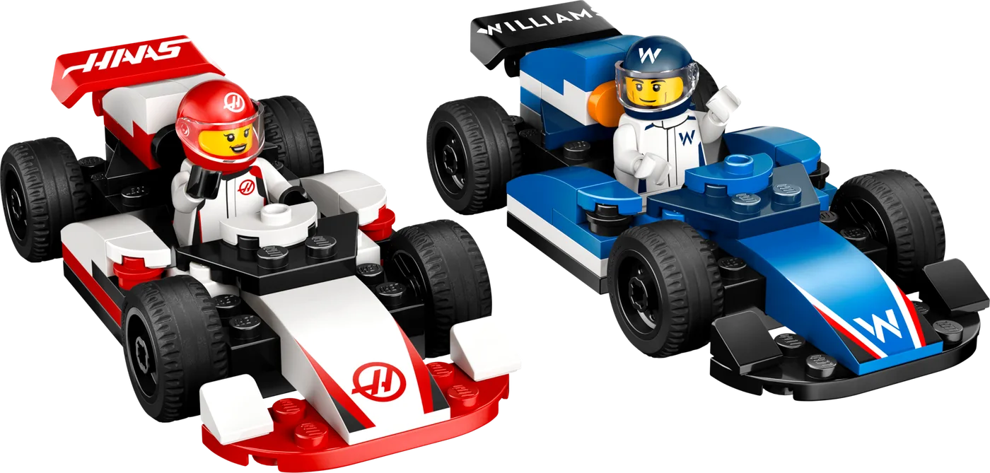 Dans le même style que le LEGO Voitures de course F1 Williams Racing et Haas F1 (60464-1) | Brick Broker