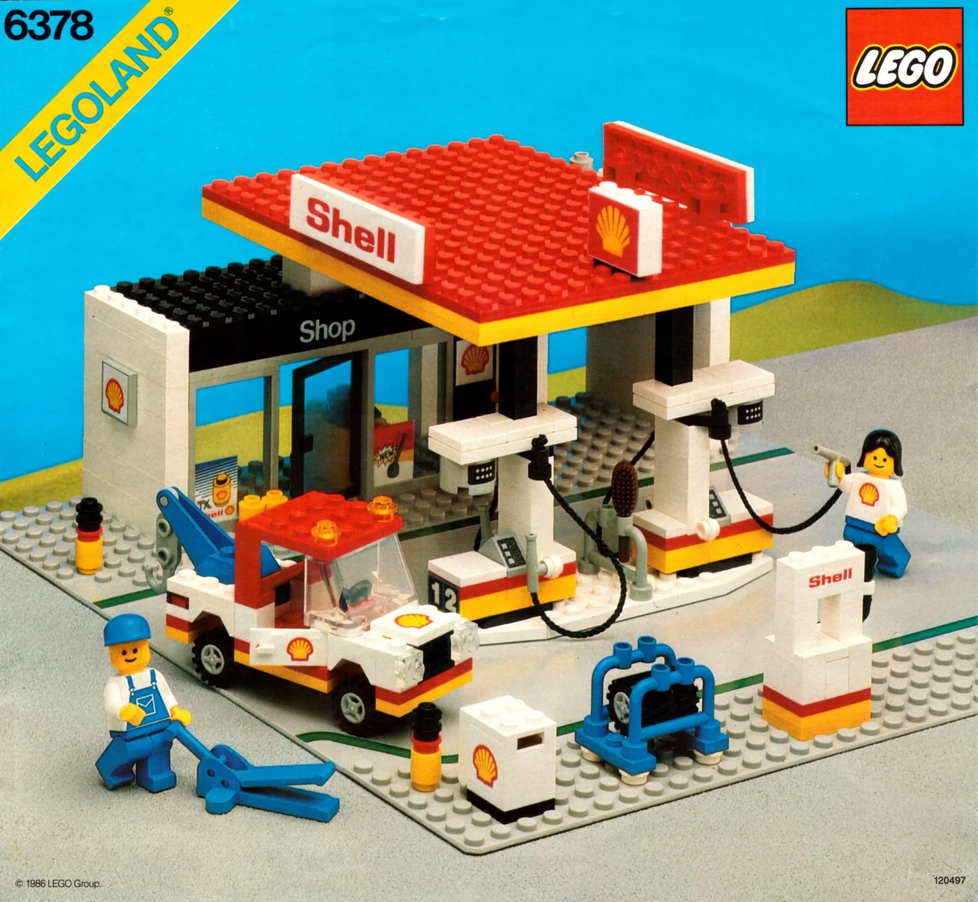 Dans le même style que le LEGO Station-service Shell (6378-1) | Brick Broker