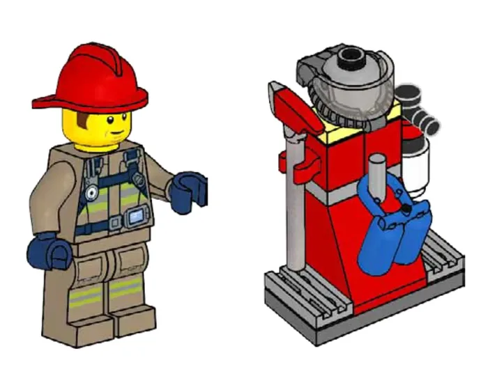LEGO 952104 Bob le pompier avec équipement - prix | Brick Broker