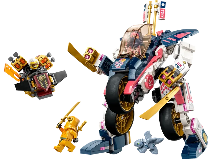 LEGO 71792 La Moto tout-terrain et le robot transformables de Sora - prix | Brick Broker