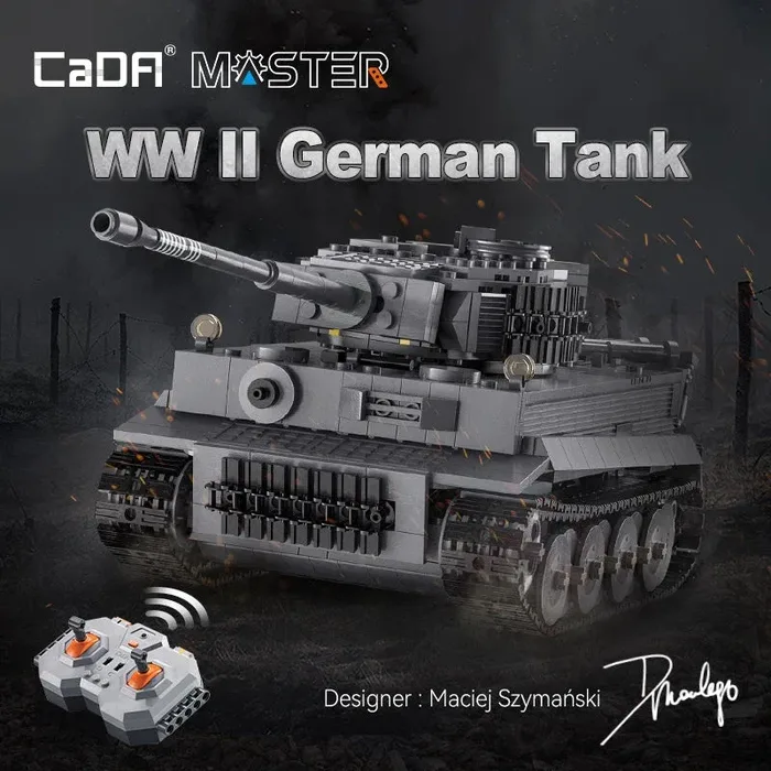 CaDA Char Tigre allemand de la Seconde Guerre mondiale (CADA-C61071W) - prix | Brick Broker