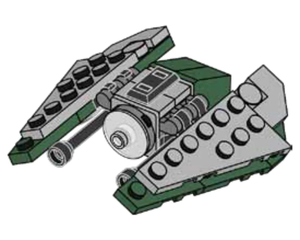 Dans le même style que le LEGO Le Chasseur Stellaire Jedi de Yoda (912312-1) | Brick Broker