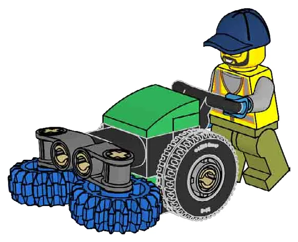 Dans le même style que le LEGO Balayeuse de rue (L0002223-1) | Brick Broker