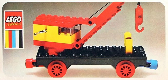 Dans le même style que le LEGO Grue mobile (Base de train) (128-2) | Brick Broker