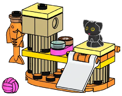 Dans le même style que le LEGO Arbre à chat avec chaton (562504-1) | Brick Broker