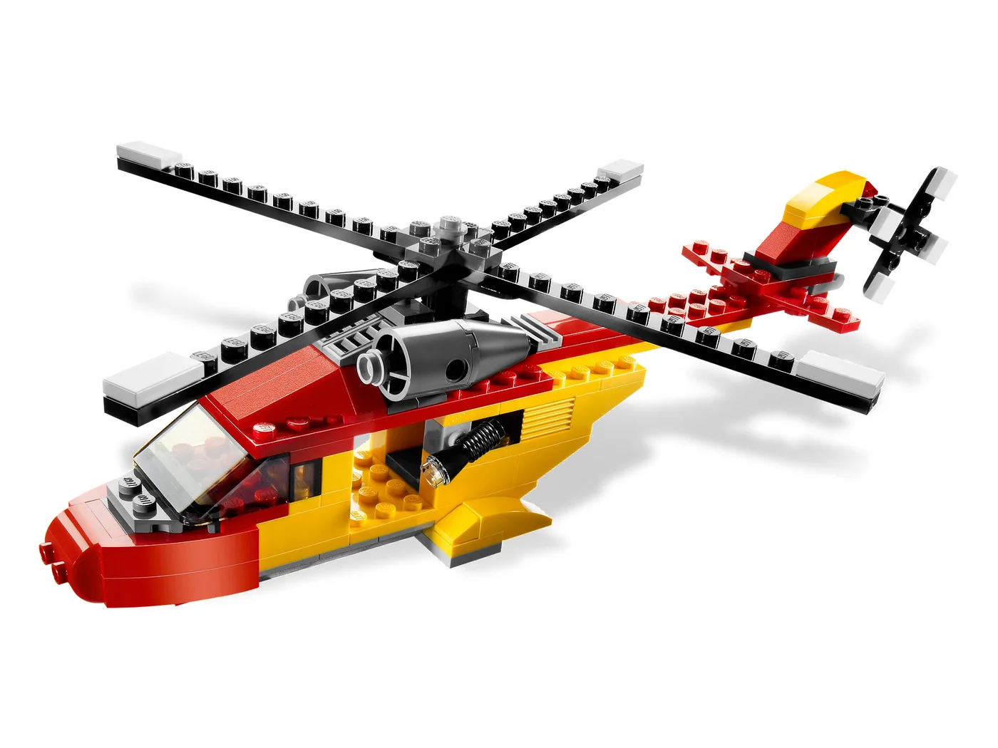 Dans le même style que le LEGO Sauvetage en hélicoptère (5866-1) | Brick Broker
