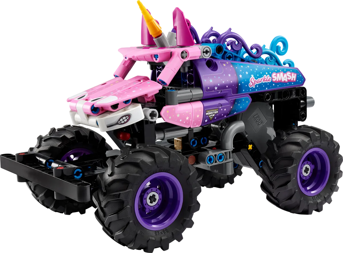 Dans le même style que le LEGO Monster Jam Sparkle Smash à Rétro-Friction (42220-1) | Brick Broker