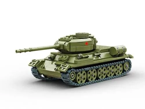 Buildarmy Char moyen soviétique T34/85 de la Seconde Guerre mondiale (BUILDARMY-BA3485) - prix | Brick Broker
