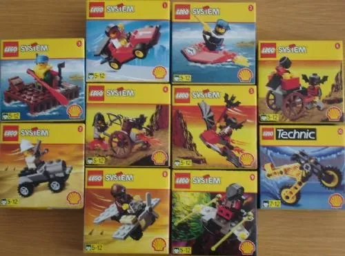 LEGO Promotionnel Shell Town 1998 (ensemble complet) (shell98small-1) - prix | Brick Broker