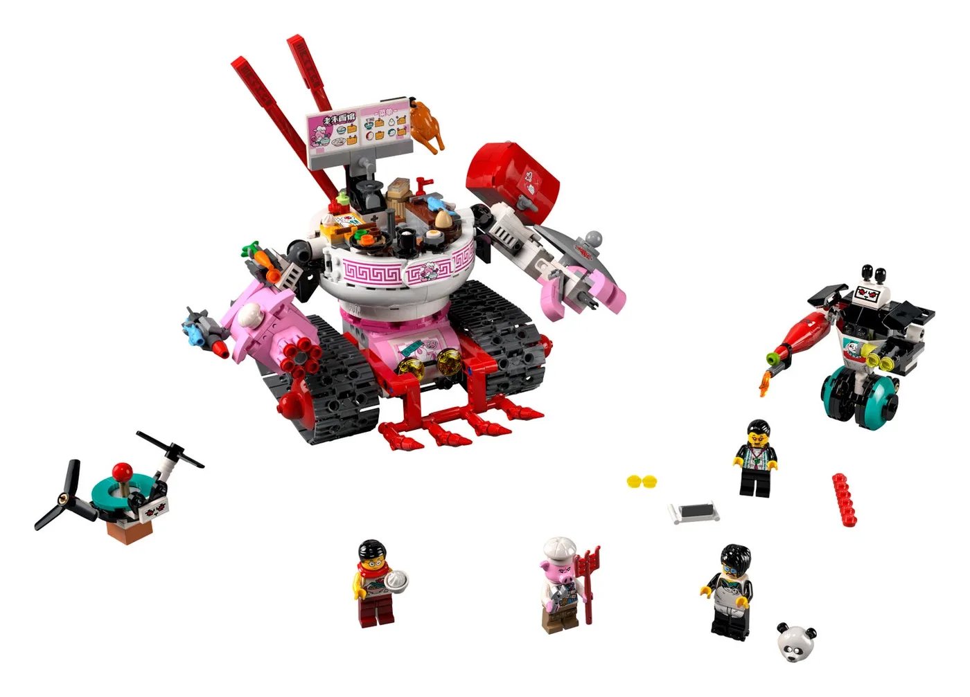 Dans le même style que le LEGO Tank à Nouilles de Pigsy (80026-1) | Brick Broker