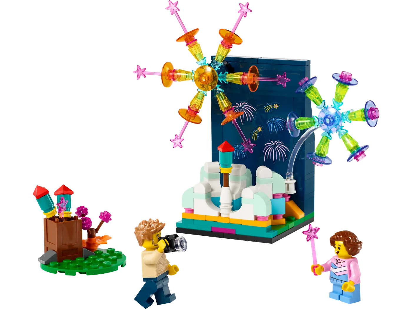 Dans le même style que le LEGO Feux d'Artifice (40689-1) | Brick Broker