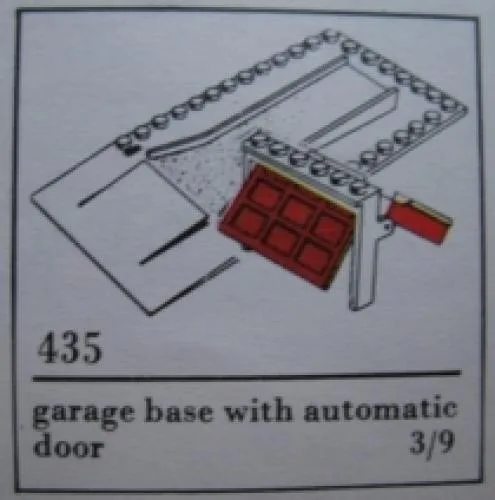 Dans le même style que le LEGO Plaque et porte de garage (Le jouet de construction) (435-2) | Brick Broker