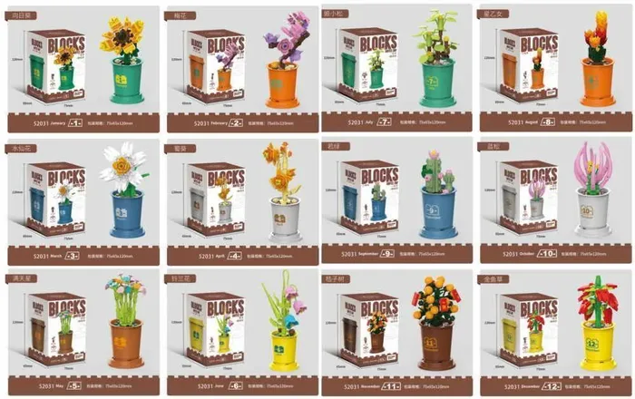 Decool Assortiment de fleurs (DEC-52031) - prix | Brick Broker