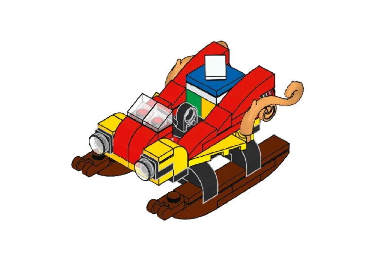 Dans le même style que le LEGO Ornement de traîneau fusée (SLEIGHORNAMENT-1) | Brick Broker