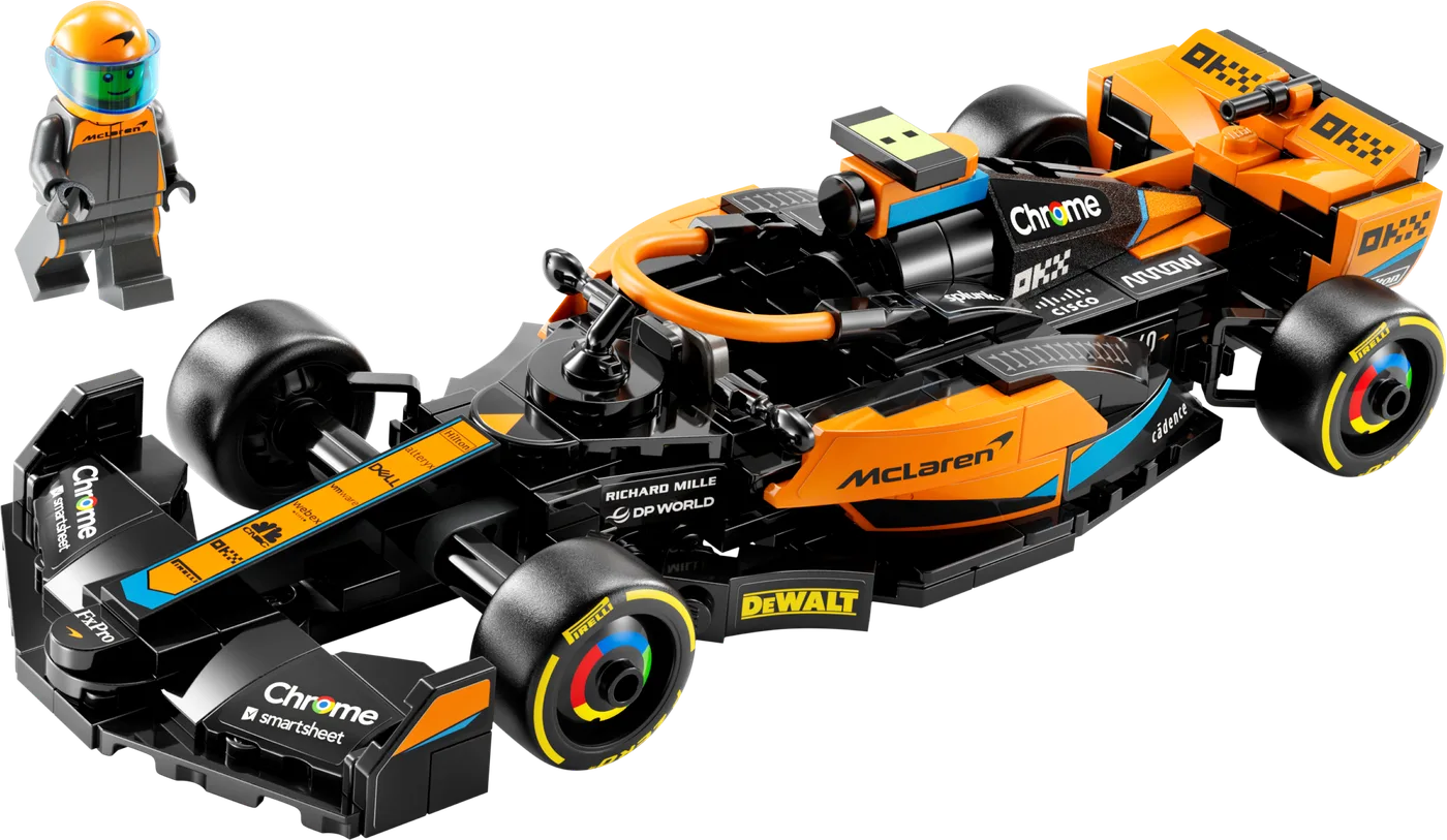 Dans le même style que le LEGO Voiture de Formule 1 McLaren 2023 (76919-1) | Brick Broker