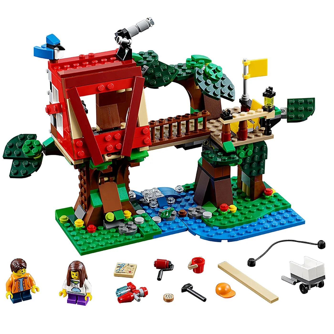 Dans le même style que le LEGO Aventures dans la maison sur l'arbre (31053-1) | Brick Broker