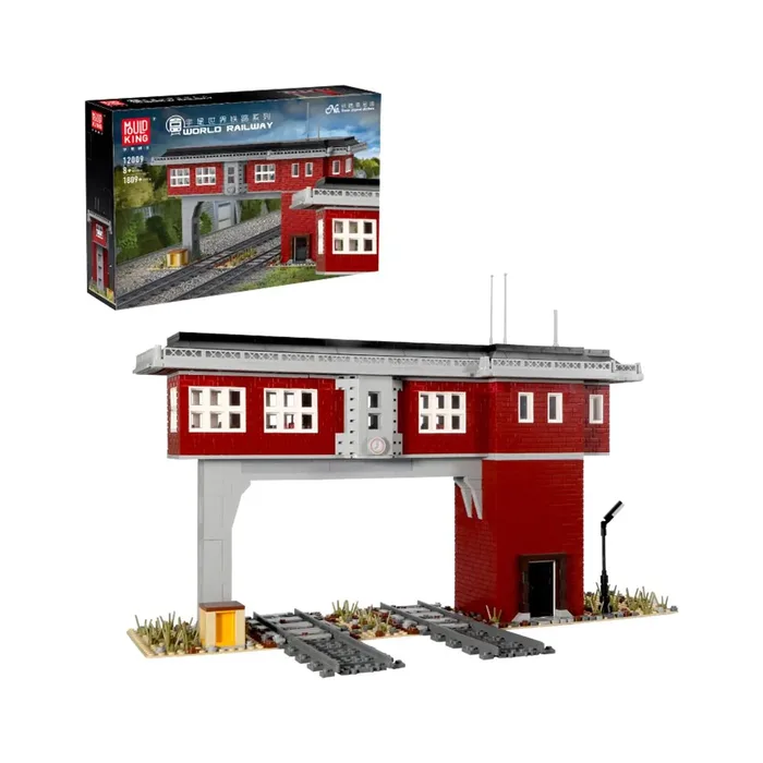Mould King Poste de signalisation ferroviaire de la ville (MOU-12009) - prix | Brick Broker