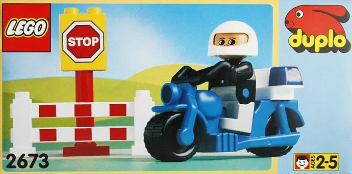 Dans le même style que le LEGO Patrouille à moto (2673-1) | Brick Broker