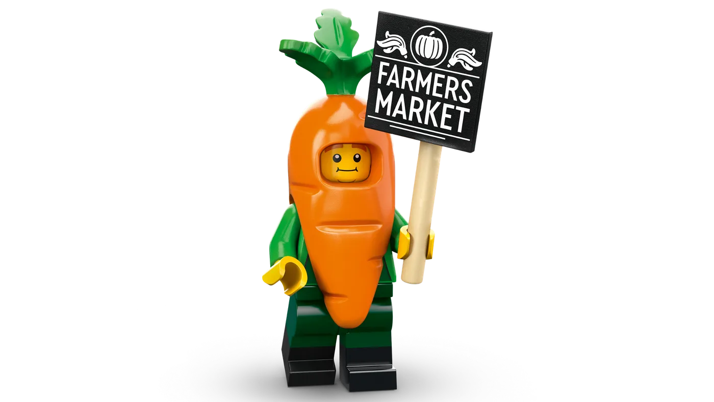 Dans le même style que le LEGO Mascotte Carotte (71037-4) | Brick Broker