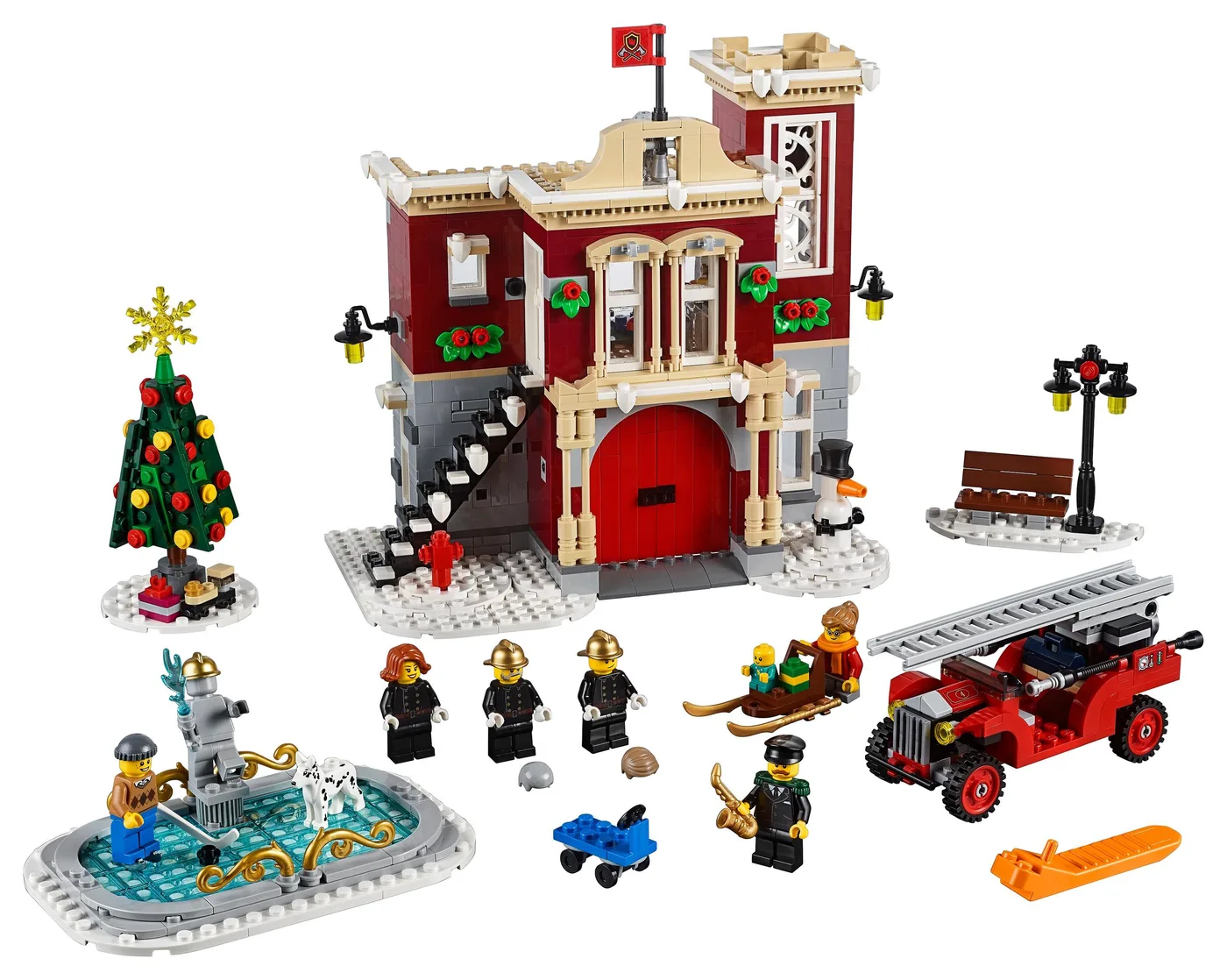 Dans le même style que le LEGO La Caserne de Pompiers du Village d'Hiver (10263-1) | Brick Broker