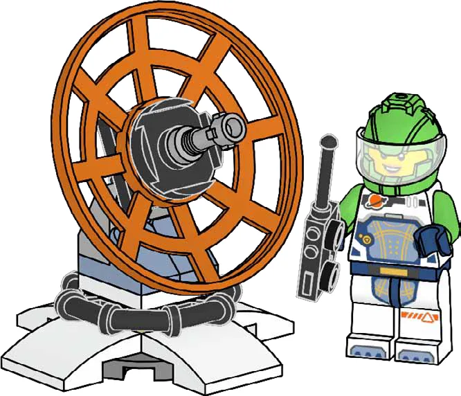 Dans le même style que le LEGO Astronaute et station de radio (952411-1) | Brick Broker