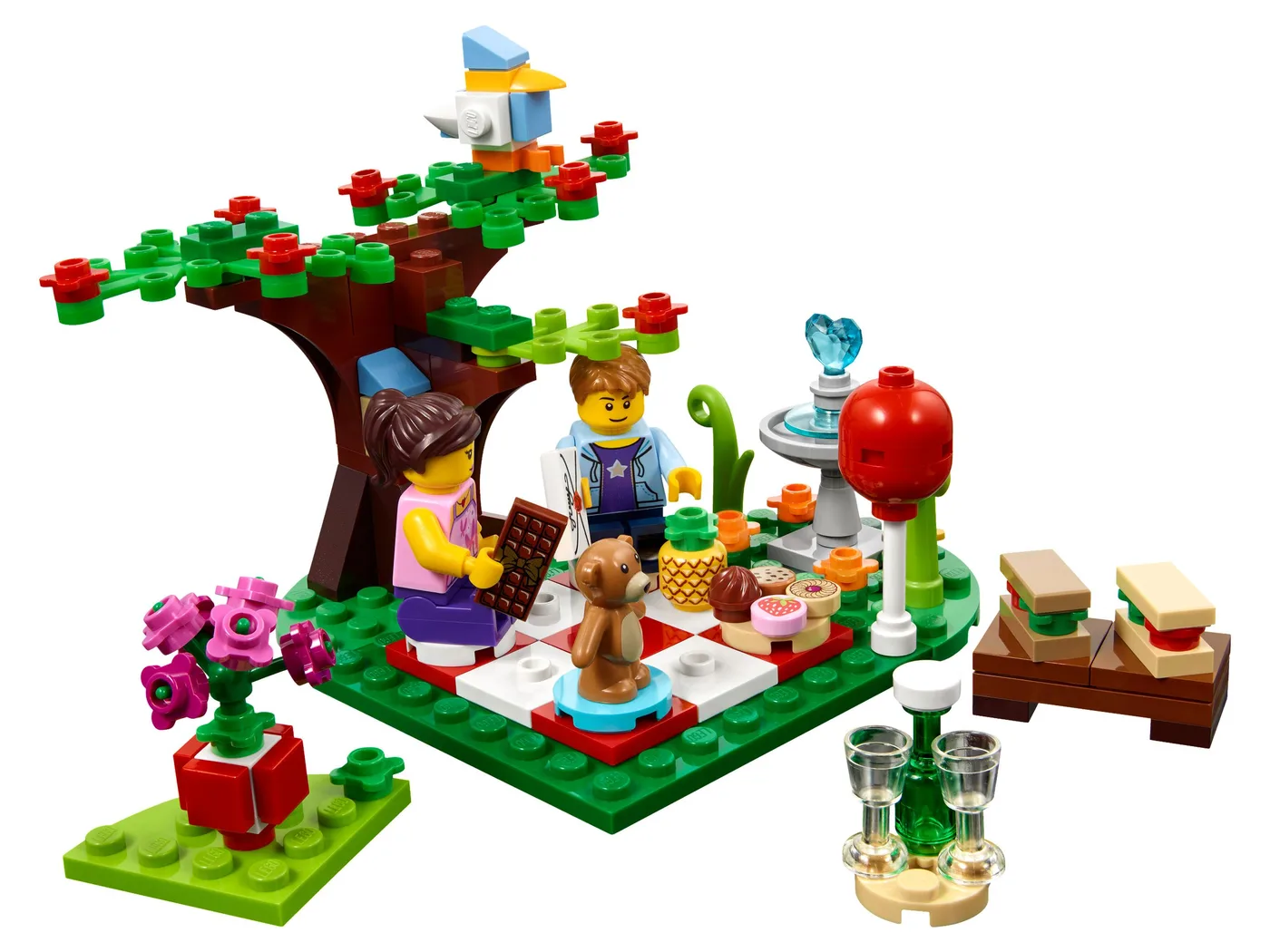 Dans le même style que le LEGO Pique-nique romantique de la Saint-Valentin (40236-1) | Brick Broker