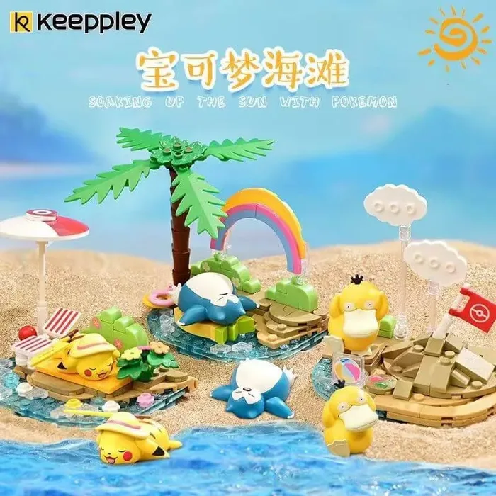 Keeppley Pokémon - Se baignant au soleil (KEP-K20222) - prix | Brick Broker
