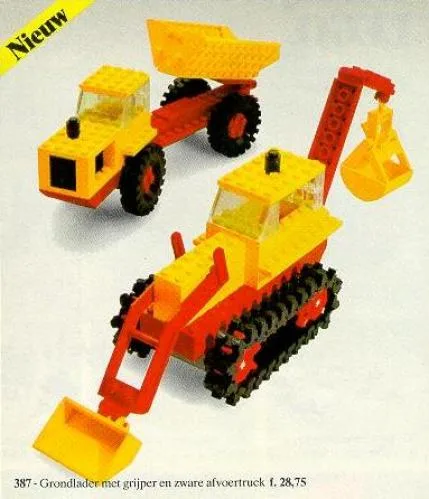 Dans le même style que le LEGO Pelleteuse et Camion Benne (387-1) | Brick Broker