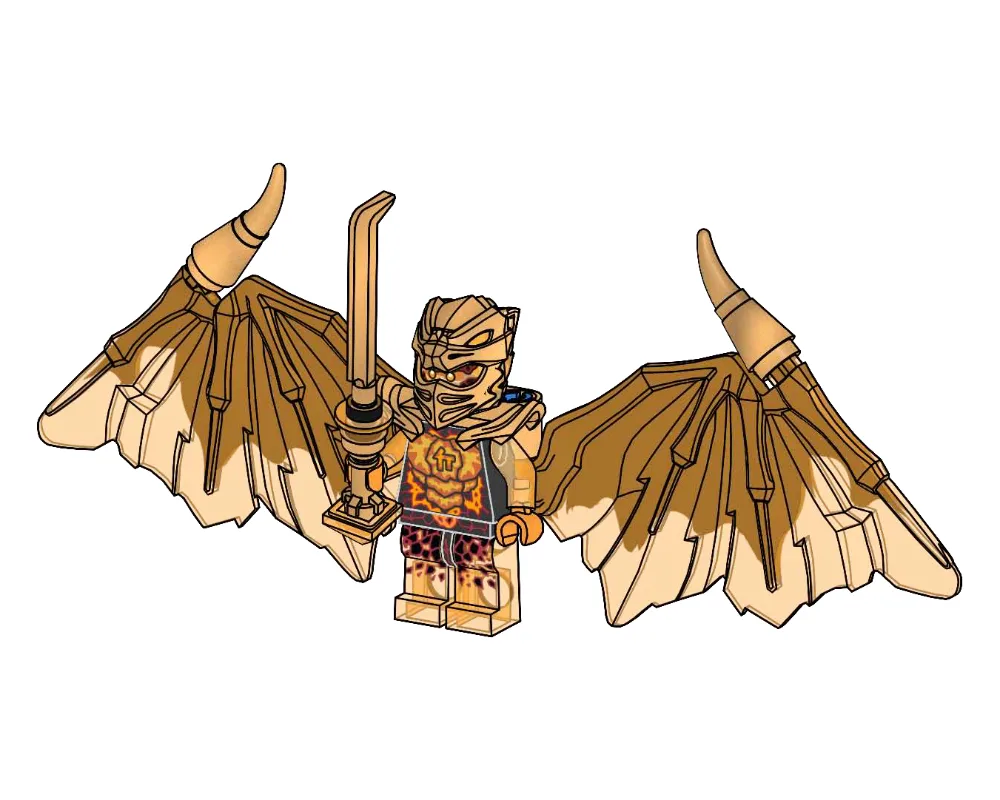 Dans le même style que le LEGO Cole Dragon d'or (892304-1) | Brick Broker