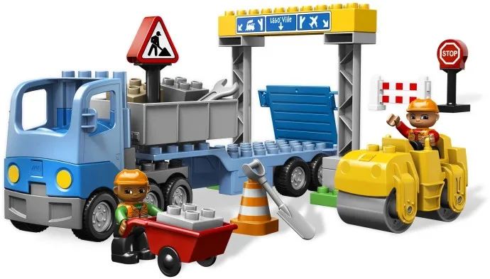 Dans le même style que le LEGO Construction de routes (5652-1) | Brick Broker