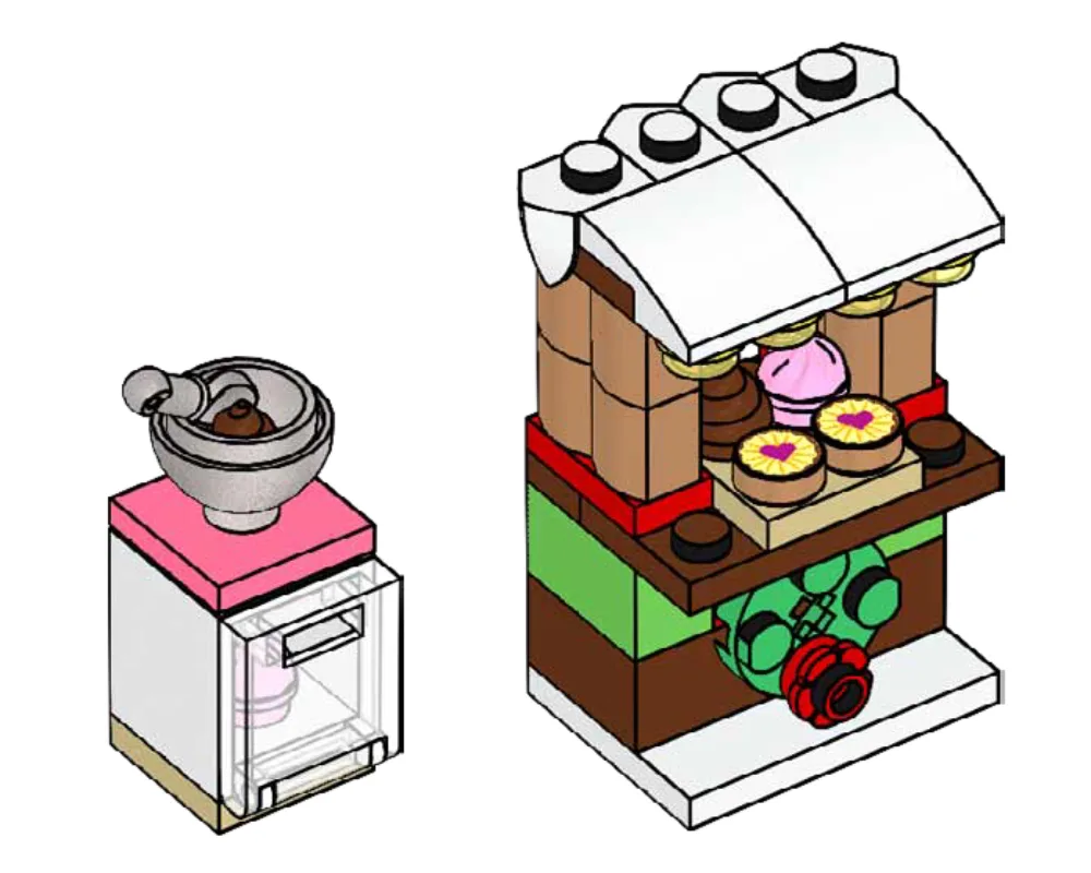 Dans le même style que le LEGO Pâtisserie (562206-1) | Brick Broker