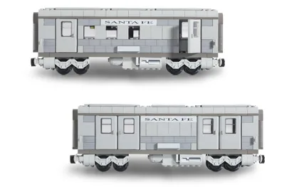 Dans le même style que le LEGO Voitures Santa Fe - Ensemble I (wagon postal ou à bagages) (10025-1) | Brick Broker